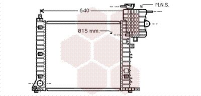 VAN WEZEL Radiators, Motora dzesēšanas sistēma 30002264
